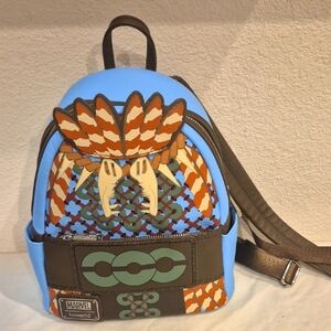 Marvel Disney Loungefly Mini Backpack Panther Wakanda Disney Parks Loungefly 12"